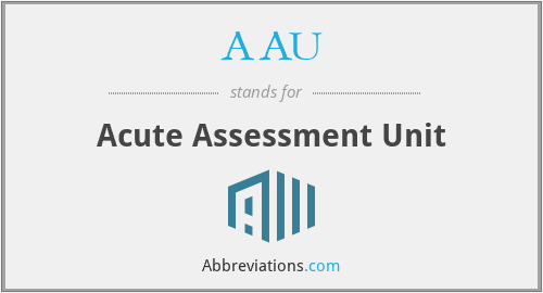 Acute Assessment Unit Meaning